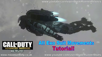 All Exo Suit Movements Tutorial Guide Walkthrough COD Advanced Warfare Multiplayer PS4 1080p HD