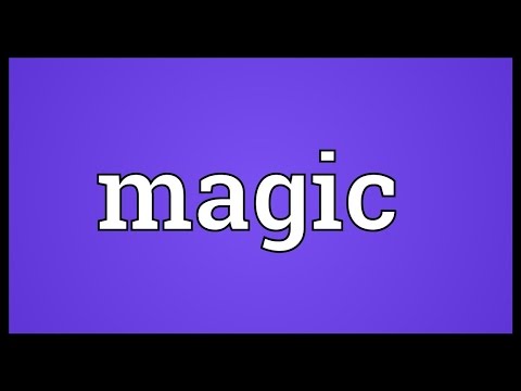Magic Meaning