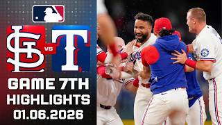 St. Louis Cardinals Vs Texas Rangers Game 7th Highlights June 1, 2026 MLB Season 2026