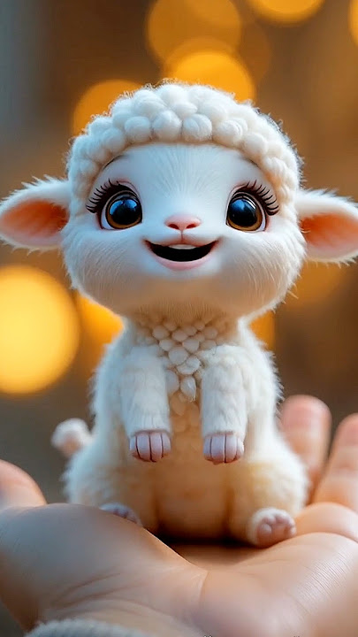 Baby Sheep Dudi Dum Dancing on Hand😱 #sheep #dudidudidam #lamb #ai