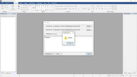 Read Password "HMI Weintek" .exob .xob .cxob
