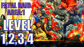 FATAL RAID gameplay/trailer,AREA 1-level 1,2,3,4/Top high graphic android & IOS free Zombie game.HD