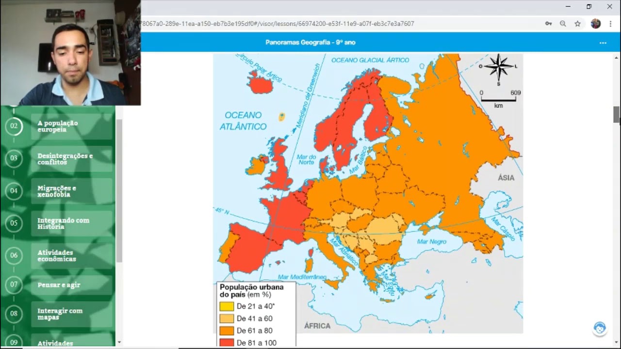 Escreva Como é A Distribuição Da População Europeia Pelo Território