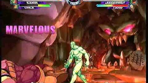 MvC2: Iceman - 116 hit Arctic Attack (2 chars) - "I am DONE!!!"