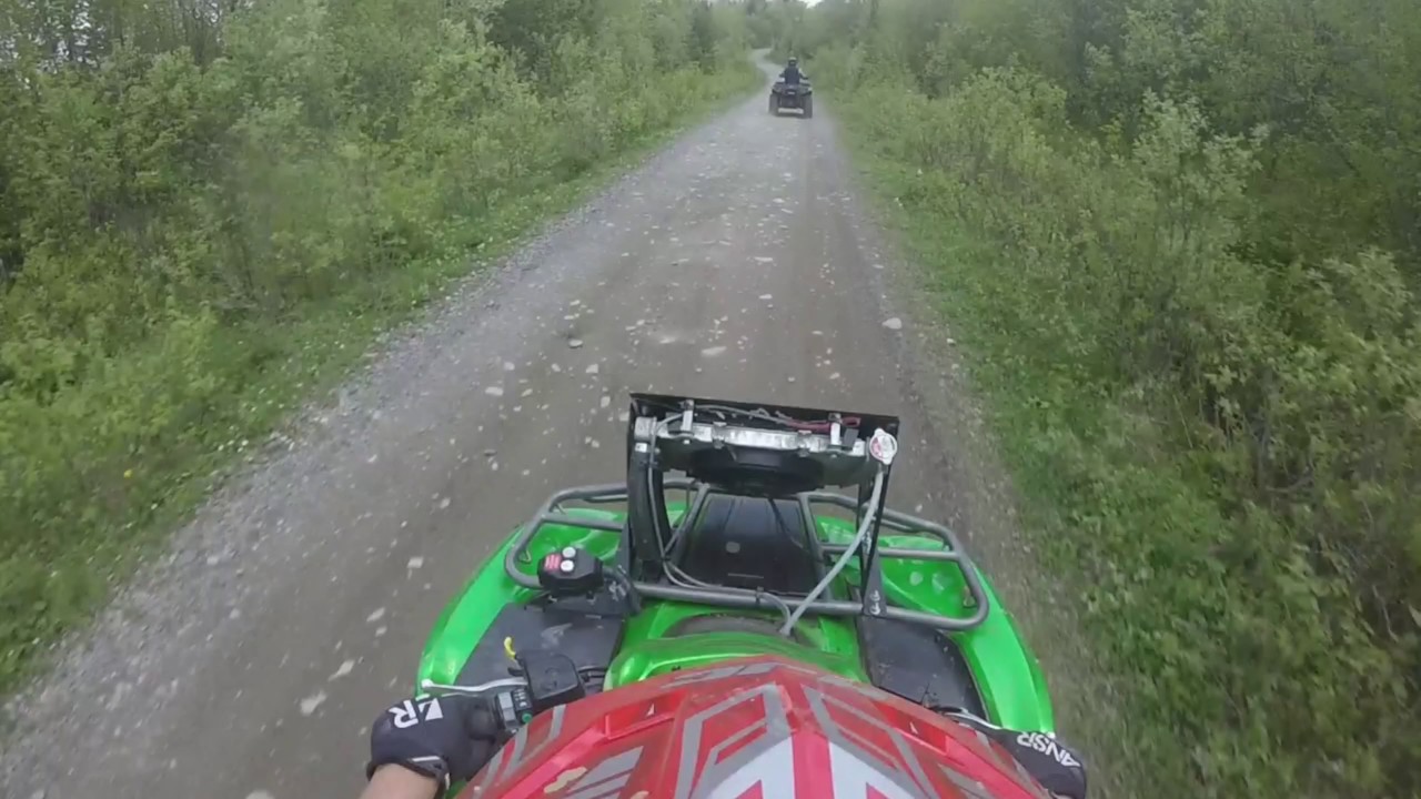 ATV trail riding Pittsburg New Hampshire 52817 YouTube