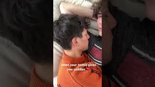 when your homie gives you cuddles ❤️ #shorts | sebb and dion #sebasdion
