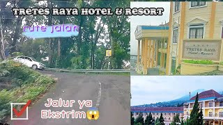 Tretes raya hotel & resort Pandaan Pasuruan Jawa timur,rute jalan nya Ekstrim gays😱