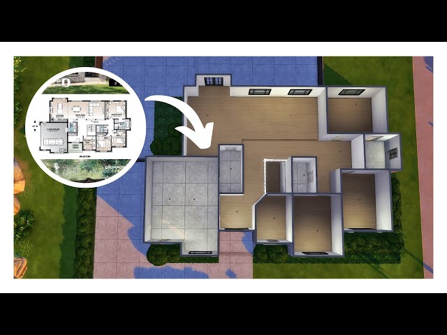 Real Floor Plans In The Sims 4