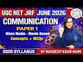 100% Exam Relevant Movie Based Questions | UGC NET Communication 2026 | By Navdeep Kaur Mam