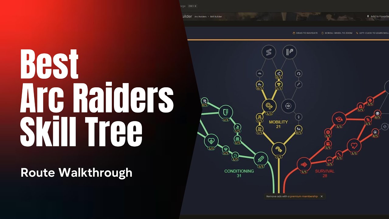 ЛУЧШЕЕ ДЕРЕВО НАВЫКОВ В ARC RAIDERS: ПОШАГОВОЕ РУКОВОДСТВО ПО ПРОХОЖДЕНИЮ МАРШРУТА