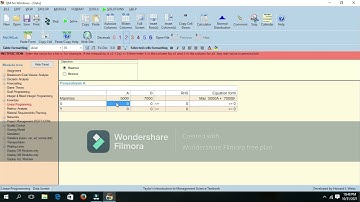 Modul Linear Programming 4 menggunakan apk qm pom v5
