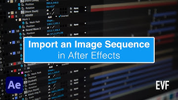 How to Import an Image Sequence into After Effects