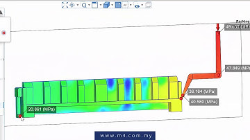 110-Moldex3D R17   Studio   Probing Results with Clipping Planes