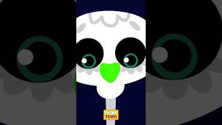 Missing Big Skeleton Face Part 2  #teeheetown #fingerfamily #shortsfeed #kidssongs