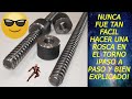 Realizacion en el torno de rosca M8 en acero inox