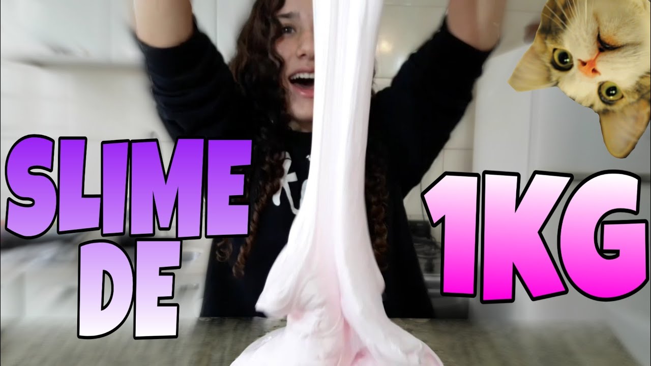 FAZENDO SLIME DE 1KG!! (especial de mil inscritos)
