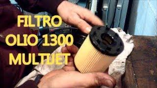 Cambiare filtro dell'olio su 1300 multijet Diesel Fiat Idea