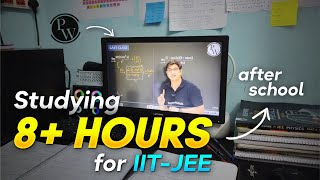 An Honest Day in the life of an IIT JEE Aspirant | Managing School and JEE | Study Vlog