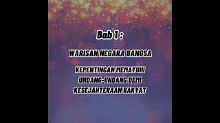 Kepentingan Mematuhi Undang-Undang Demi Kesejahteraan Rakyat | Sejarah Tingkatan 4
