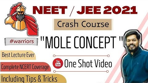 crash course | neet । jeemain । 2021 । Mole Concept । tricks