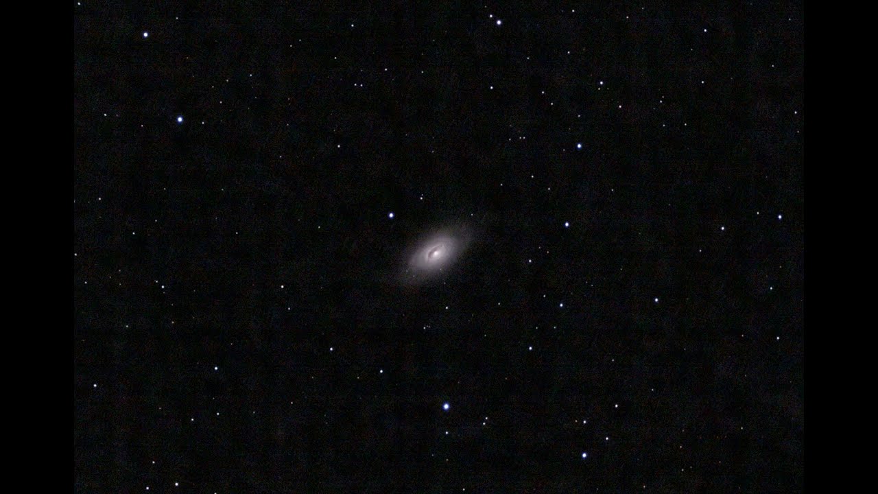 Live observation of the Black Eye Galaxy (M64) with a Stellina smart telescope (10/4/2024)