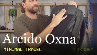 arcido oxna travel backpack ARCIDO OXNA: TRAVEL BAG REVIEW