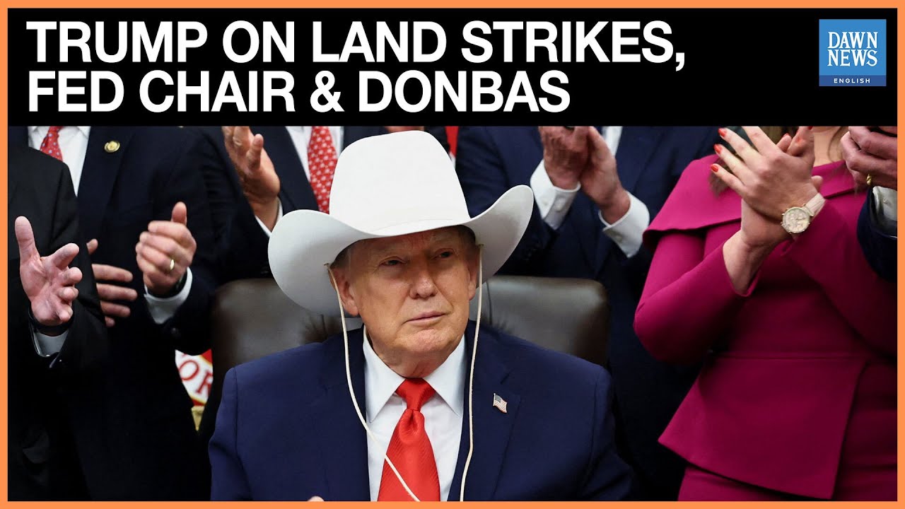 Full Presser: Trump Discusses US Land Strikes, Fed Chair Pick, And Proposed Donbas Free Zone