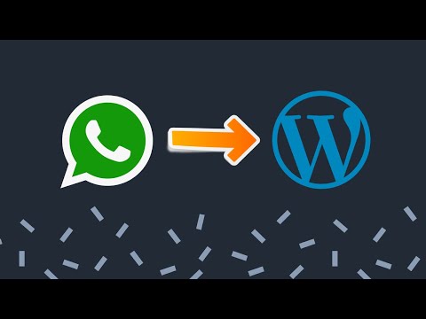 (AI) Create new WordPress post with WhatsApp conversational AI chatbot(python/nodejs)
