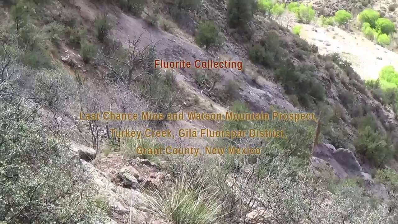 Fluorite crystal Collecting, Last Chance Mine/Watson Mtn. Prospect