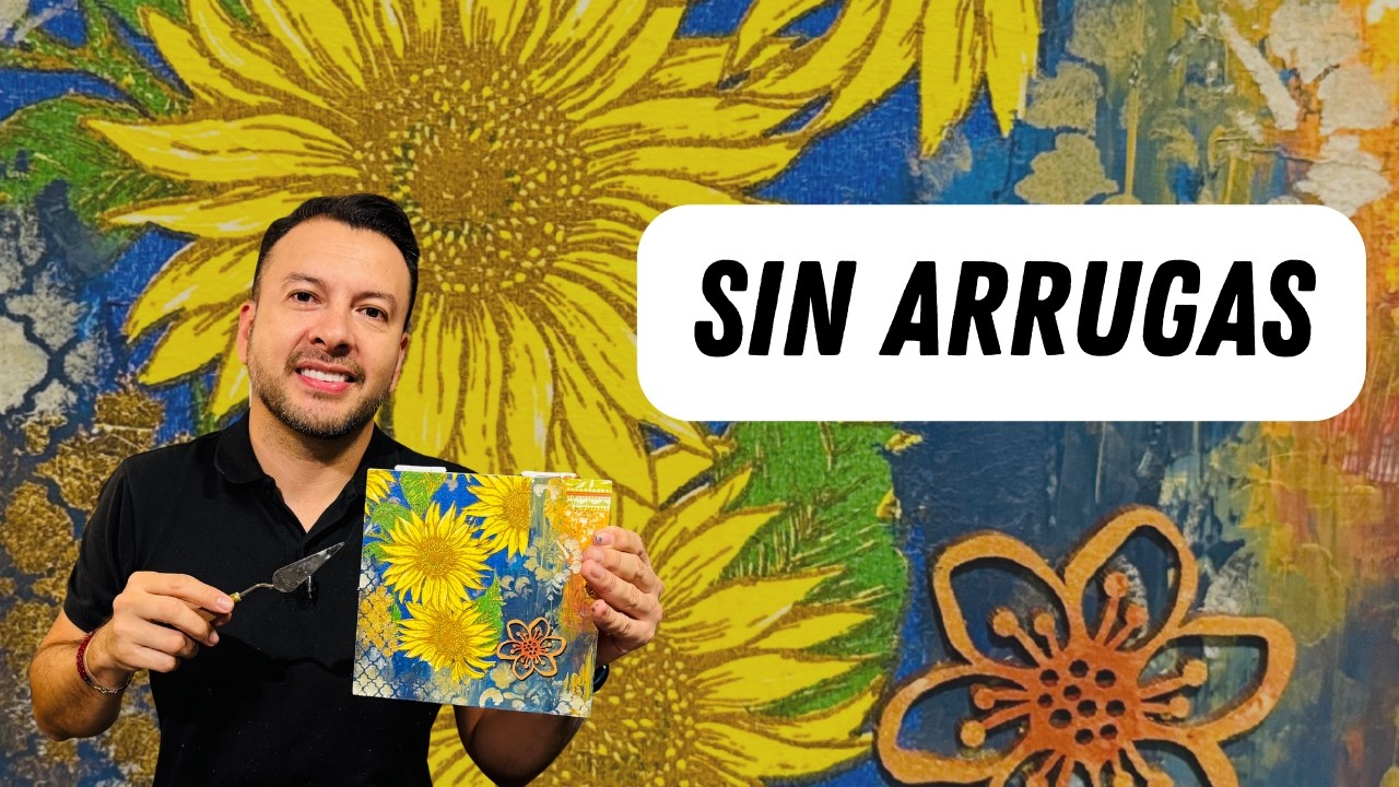 Decoupage con Servilleta / Acabado de Lujo con Sobrantes I Técnicas Mixtas en 2026