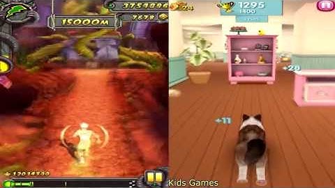 Android Game 2017 #Temple Run 2 vs Little Kitten Cat Run
