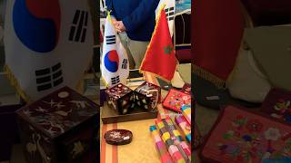 The Korean Emby Booth At The International Bazaar In Rabat