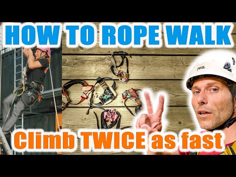 Rope Walking Technique - How to Climb a Rope Twice as Fast