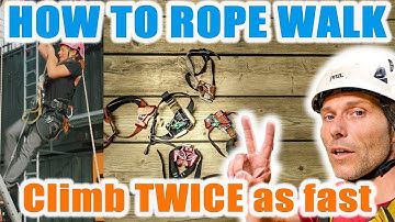 Rope Walking Technique - How to Climb a Rope Twice as Fast