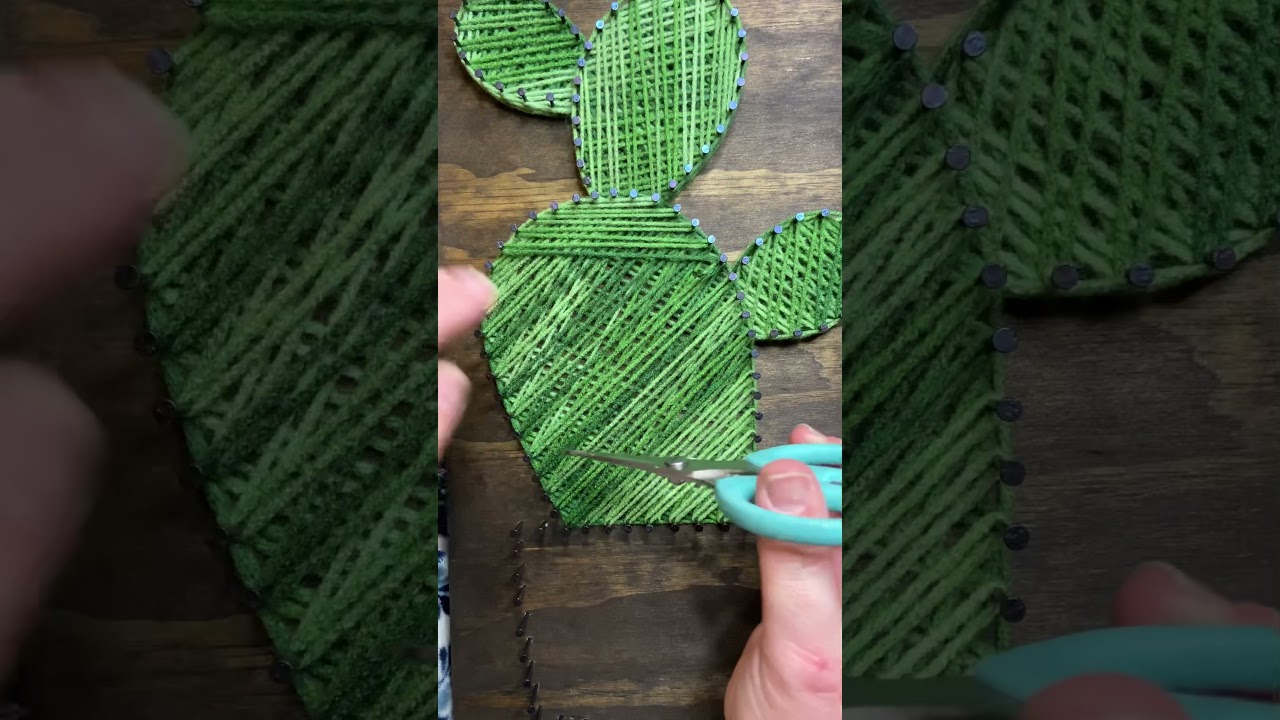 Cactus String Art Kit Tutorial
