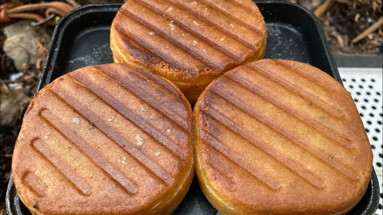 今川焼つぶあんバターをホットサンドメーカーで焼くだけの動画 Youtube
