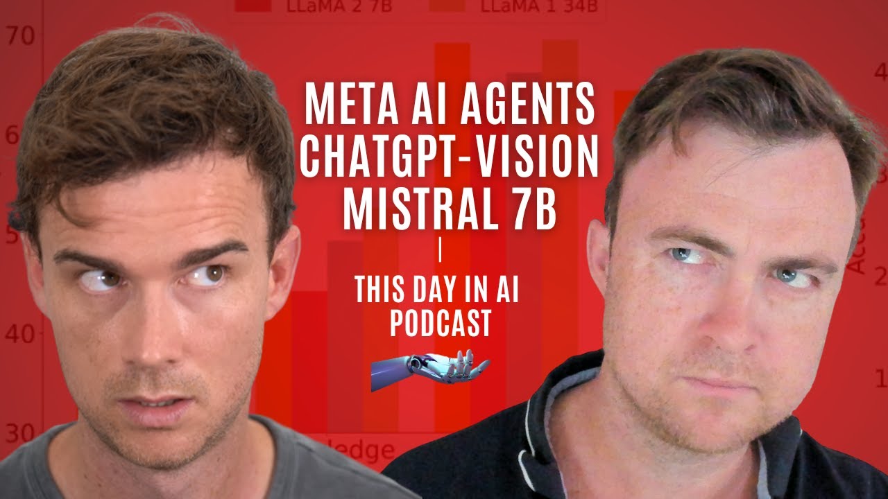 EP34: Meta's AI Agents, Mistral 7B Road Tested (with Cheese) & ChatGPT Vision