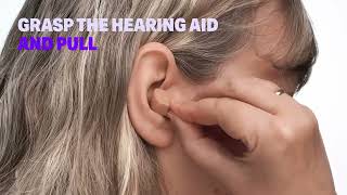 How to take off hearing aids ITE – HearUSA