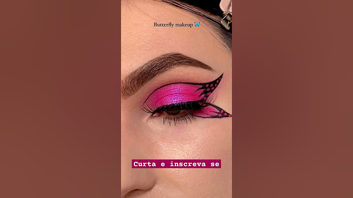 Olhos de borboleta 🦋 #make #maquiagem #makeup