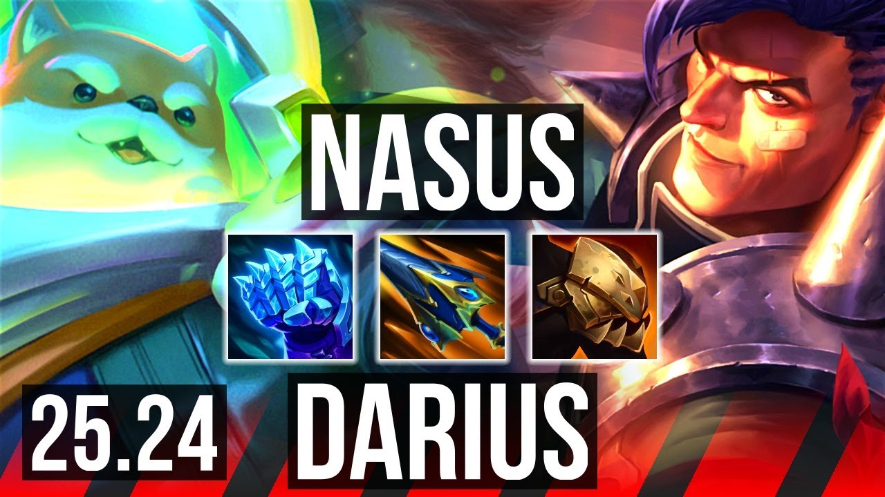 NASUS vs DARIUS (TOP) | EUW Master | 25.24