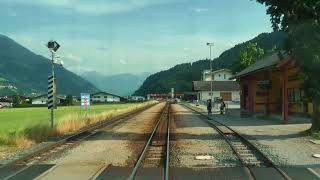 Zillertalbahn Jenbach  Mayrhofen Führerstandsmitfahrt