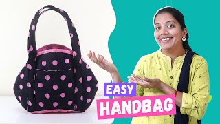 Beautiful &amp; Easy Handbag Sewing at Home l DIY Purse l Sonali&#39;s Creations