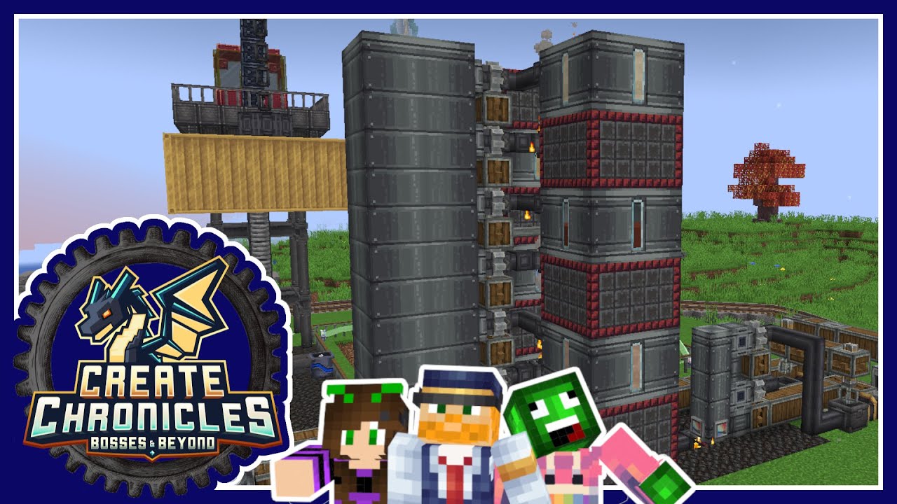 Create Chronicles #13.5 How to build the Create Distillation Tower and ...