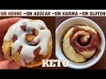 ROL DE CANELA en 1 minuto! 😱 (KETO) - SIN HORNO | Sin Gluten, Sin Azúcar, Fácil y Saludables