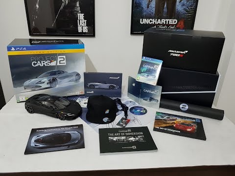 Unboxing the Project CARS PS4 Limited Edition Steelbook - Team VVV