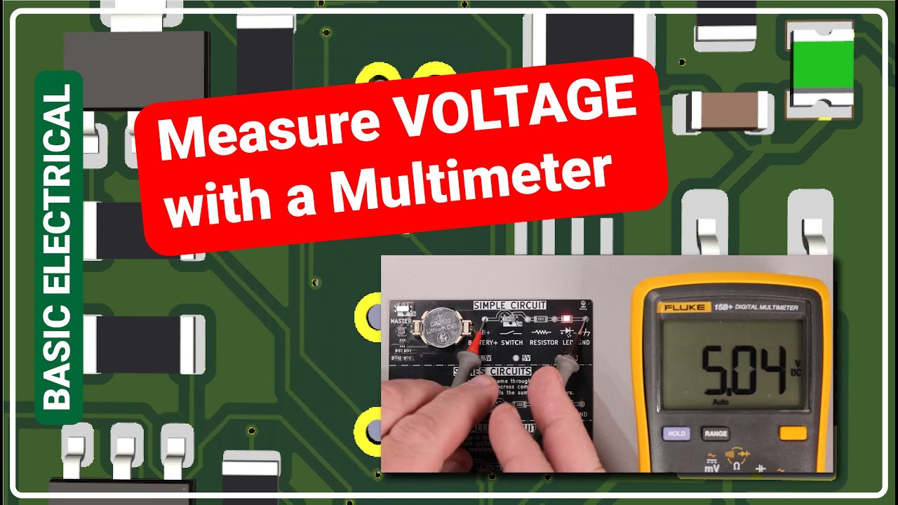 Beginner’s Guide to Voltage Measurement with a Multimeter - YouTube
