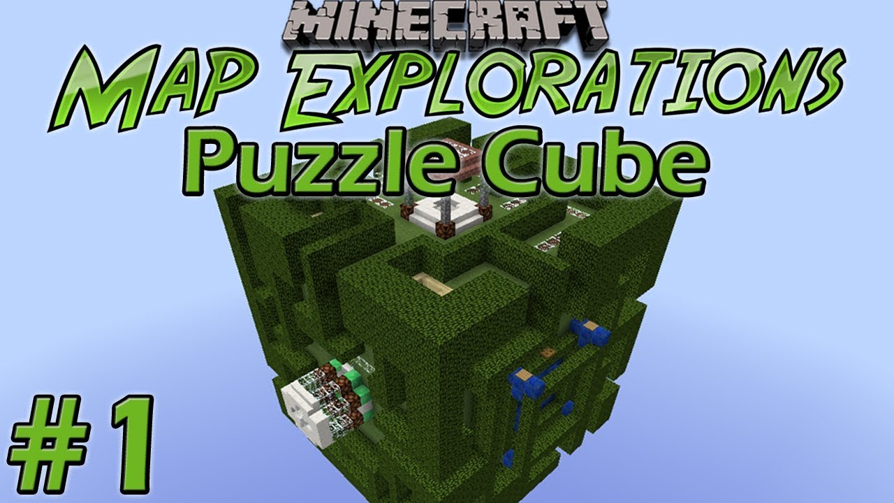 Minecraft Map Explorations: The Puzzle Cube Ep. 1- Outer Cube - YouTube