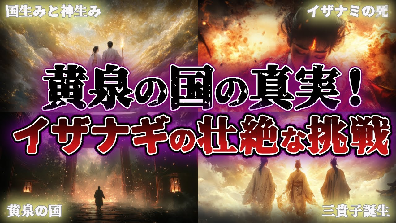 【日本神話】黄泉の国の真実:イザナギとイザナミが織りなす愛と再生の神話を徹底解説 - YouTube