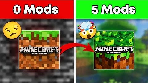 [Top 5 Secret Mods] To Convert PE To JAVA EDITION!!😱 || Minecraft Mods