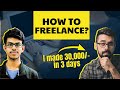 How to Freelance, Step by Step process to earn money at home? @Curious Harish
